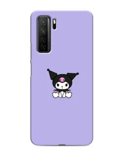 Чехол для Honor 30s с картинкой «Kuromi — фиолетовый минимализм»