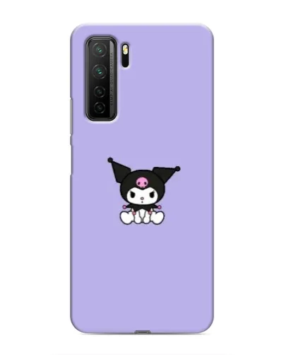 Чехол для Honor 30s с картинкой «Kuromi — фиолетовый минимализм»