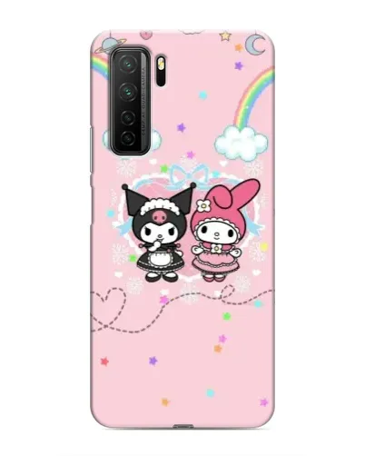 Чехол для Honor 30s с картинкой «My Melody и Kuromi»