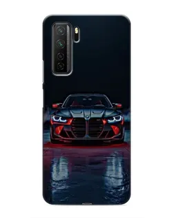 Чохол для Honor 30s з картинкою «BMW на мокрій дорозі»