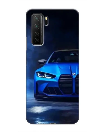 Чохол для Honor 30s з картинкою «Блакитна BMW M4»
