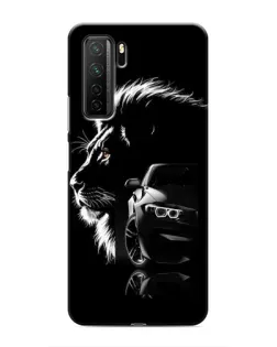 Чохол для Honor 30s з картинкою «BMW та лев»