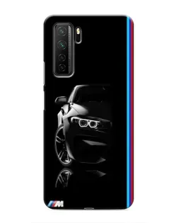 Чохол для Honor 30s з картинкою «Силует BMW в темряві»