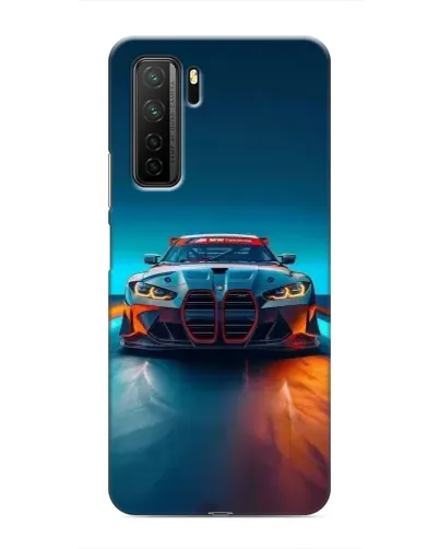Чехол для Honor 30s с картинкой «BMW — огни неона» Чехол для Honor 30s с картинкой «BMW — огни неона»