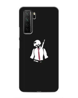 Чохол для Honor 30s з картинкою «PUBG — силует воїна»