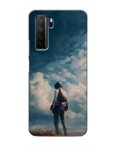 Чохол для Honor 30s з картинкою «Герой PUBG на скелі» Чохол для Honor 30s з картинкою «Герой PUBG на скелі»