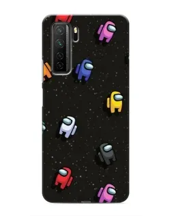 Чохол для Honor 30s з картинкою «Космічний патерн Among Us»