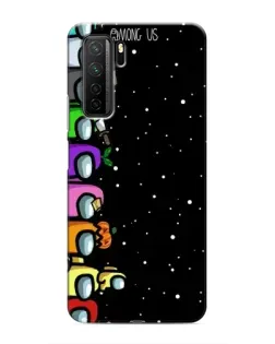 Чохол для Honor 30s з картинкою «Команда Among Us»