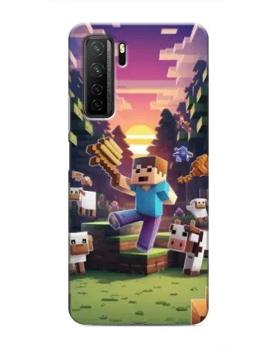 Чохол для Honor 30s з картинкою «Стів на фермі» Чохол для Honor 30s з картинкою «Стів на фермі»