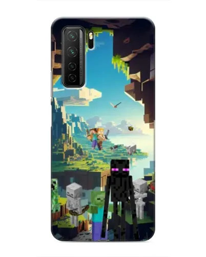 Чохол для Honor 30s з картинкою «Ендермен у лісі» Чохол для Honor 30s з картинкою «Ендермен у лісі»