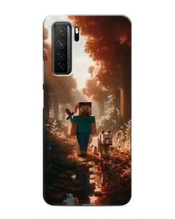 Чохол для Honor 30s з картинкою «Стів у лісі»
