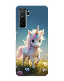 Чехол для Honor 30s с картинкой «Единорог на поляне» Чехол для Honor 30s с картинкой «Единорог на поляне»