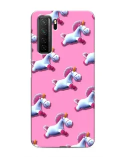 Чехол для Honor 30s с картинкой «Единороги на розовом» Чехол для Honor 30s с картинкой «Единороги на розовом»