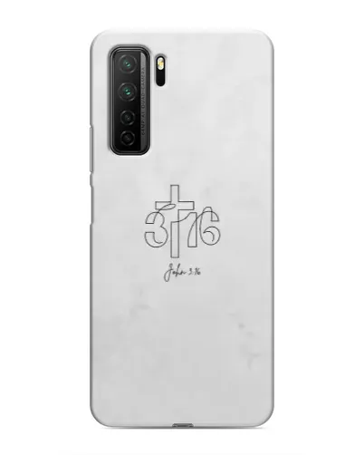 Чехол для Honor 30s с картинкой «Иоанна 3:16 Крест»
