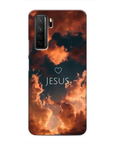 Чехол для Honor 30s с картинкой «Сияние Имени Jesus»