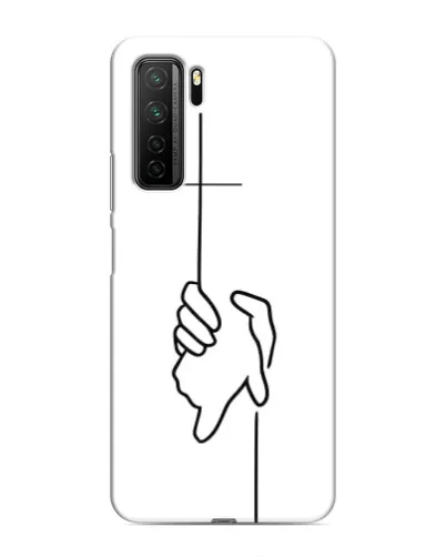 Чехол для Honor 30s с картинкой «Рука держит»