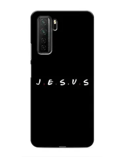 Чехол для Honor 30s с картинкой «Точки веры J.E.S.U.S.»