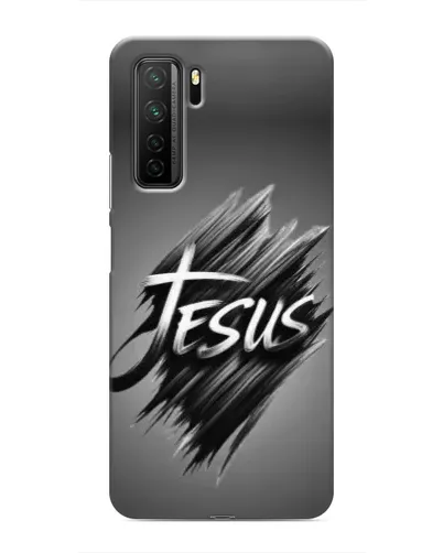 Чехол для Honor 30s с картинкой «Надпись Jesus Graffiti»