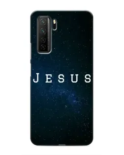 Чехол для Honor 30s с картинкой «Звездное небо Jesus»
