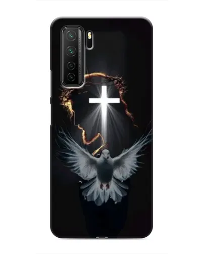 Чехол для Honor 30s с картинкой «Голубь и Свет»