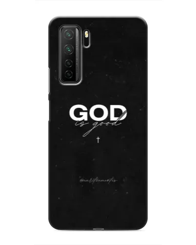 Чехол для Honor 30s с картинкой «GOD — Бог над всем»