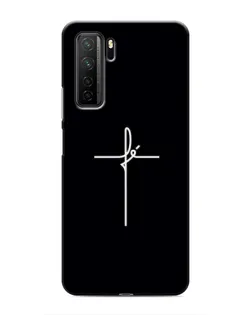 Чехол для Honor 30s с картинкой «Тонкий крест»