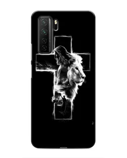 Чехол для Honor 30s с картинкой «Сияющий крест Jesus»