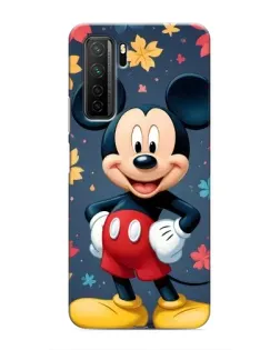 Чехол для Honor 30s с картинкой «Осенний Mickey Mouse»