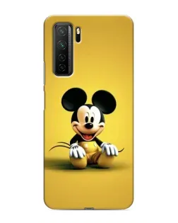 Чехол для Honor 30s с картинкой «Микки на желтом»