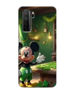 Чехол для Honor 30s с картинкой «Микки в мастерской»