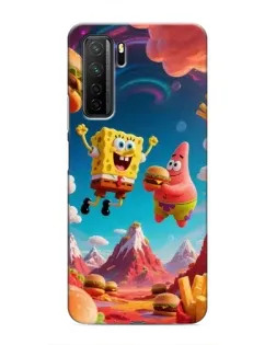 Чехол для Honor 30s с картинкой «Космический фастфуд» Чехол для Honor 30s с картинкой «Космический фастфуд»