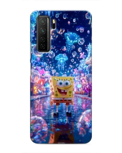 Чехол для Honor 30s с картинкой «Неоновый океан»