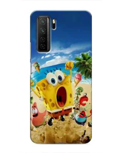 Чехол для Honor 30s с картинкой «Развлечения на пляже»