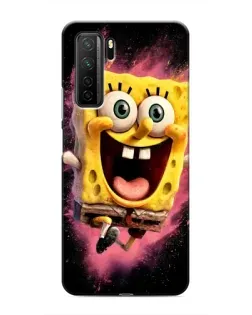 Чехол для Honor 30s с картинкой «Взрывной Спанч Боб»