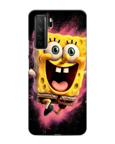 Чехол для Honor 30s с картинкой «Взрывной Спанч Боб»