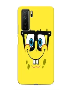 Чехол для Honor 30s с картинкой «Минималистичный Спанч Боб»