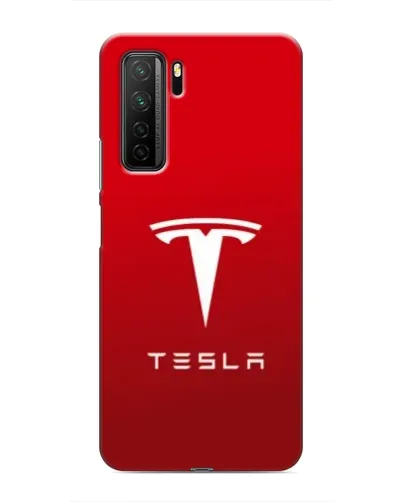 Чехол для Honor 30s с картинкой «Tesla Red Classic»
