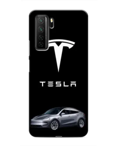 Чехол для Honor 30s с картинкой «Tesla Model Y»