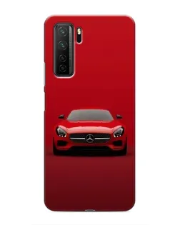 Чохол для Honor 30s з картинкою «Червоний Mercedes AMG»