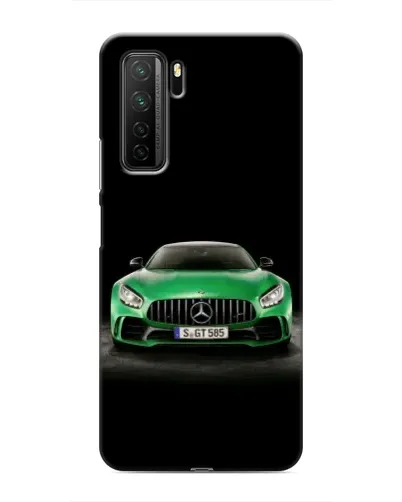 Чохол для Honor 30s з картинкою «Mercedes — неоновий лого»