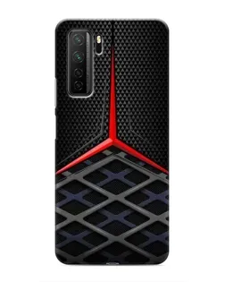 Чохол для Honor 30s з картинкою «Mercedes Carbon Grid»