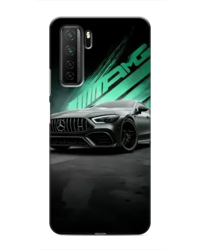 Чохол для Honor 30s з картинкою «Темний Mercedes AMG»