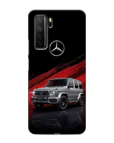 Чохол для Honor 30s з картинкою «Mercedes G-Class червоний»
