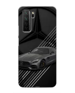 Чохол для Honor 30s з картинкою «Mercedes AMG — графіка»