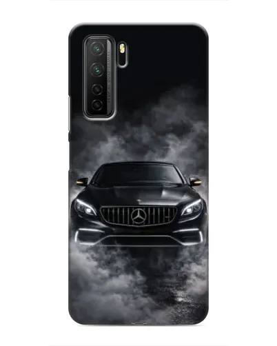 Чохол для Honor 30s з картинкою «Mercedes у диму»