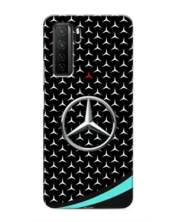 Чохол для Honor 30s з картинкою «Mercedes — бірюзовий акцент»