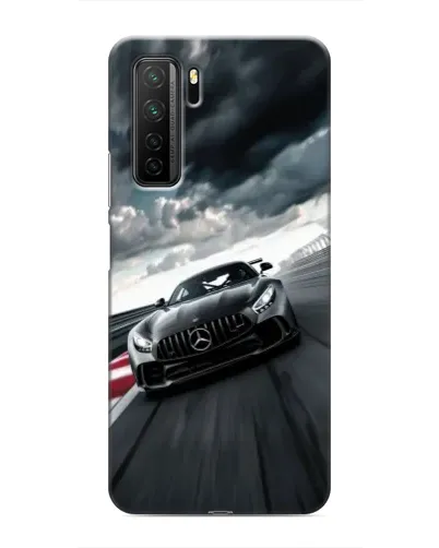 Чохол для Honor 30s з картинкою «Гоночний Mercedes AMG»