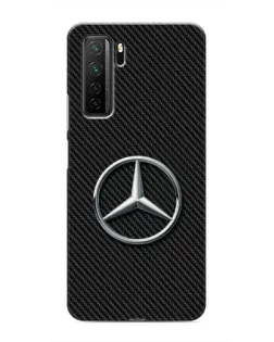 Чехол для Honor 30s с картинкой «Карбоновый Mercedes стиль»