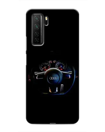 Чехол для Honor 30s с картинкой «Салон Audi — руль»