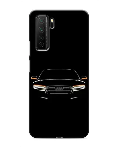 Чехол для Honor 30s с картинкой «Audi — ночной контур»